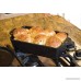 New Kitchen Black Camp Cabin Cast Iron Bread Meat Loaf Pan with Scraper Combo - B07FQSLYR4